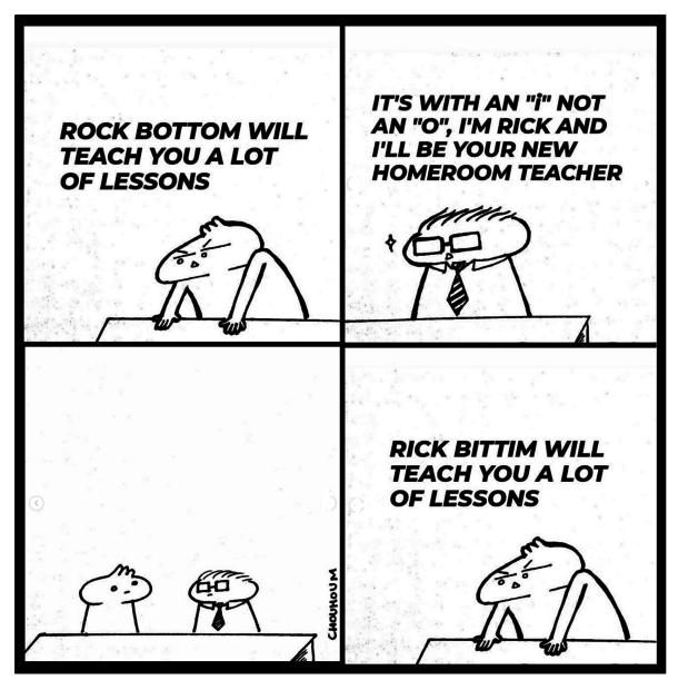 rock bottom