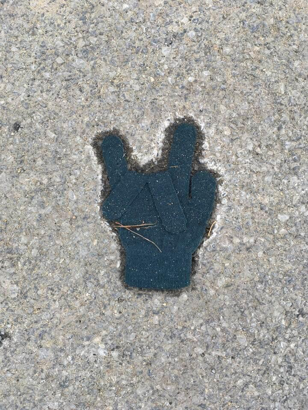 Rock on little lost glove Rock on