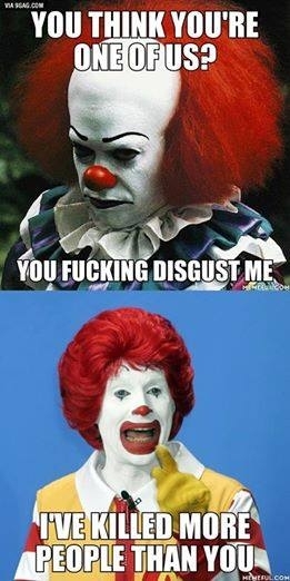 Ronald aint fucking around
