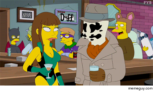 Rorschach isnt good with the ladies