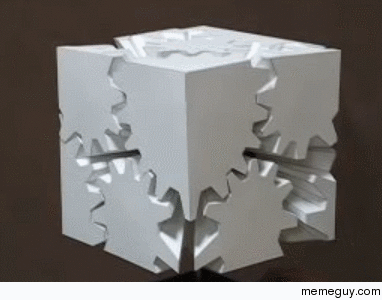 Rotating Gear Cube