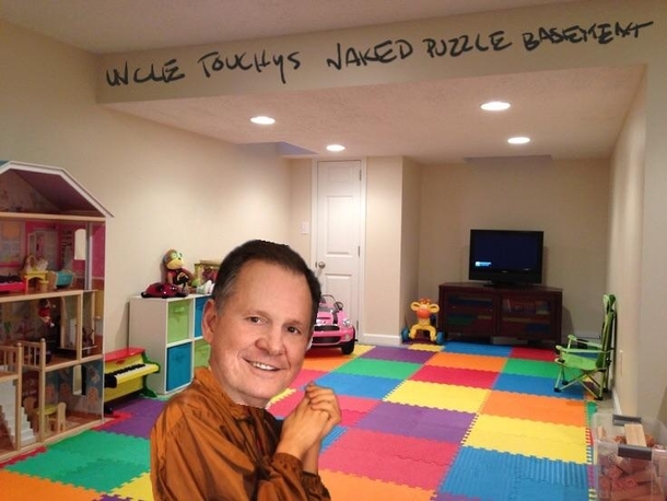 Roy Moore in his natural habitat