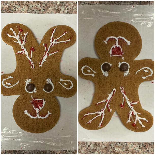 Rudolph or Sad Tittied Gingerbread Man