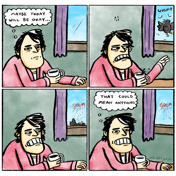 running out of coffee
