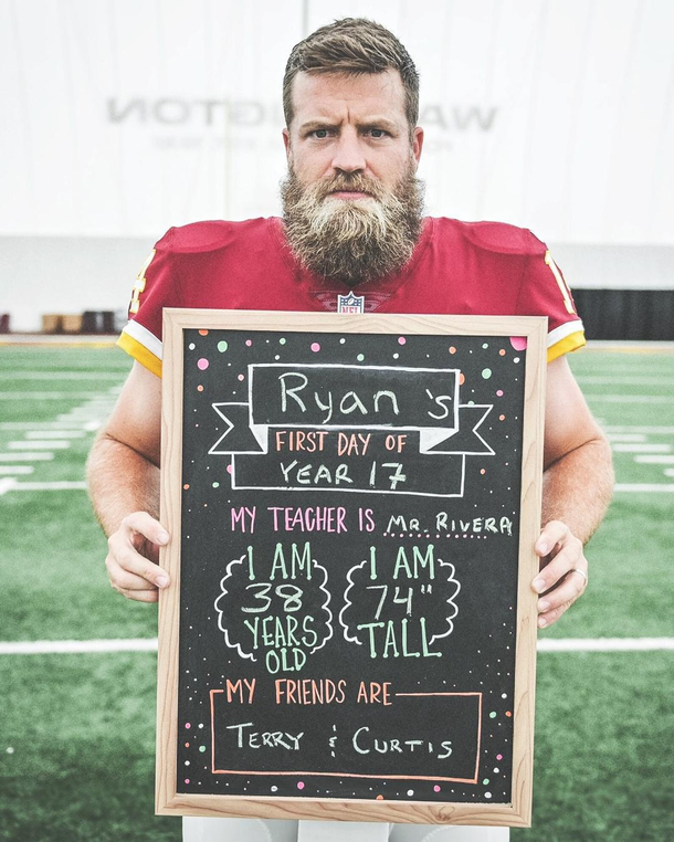 Ryan Fitzpatricks first day with a new team again
