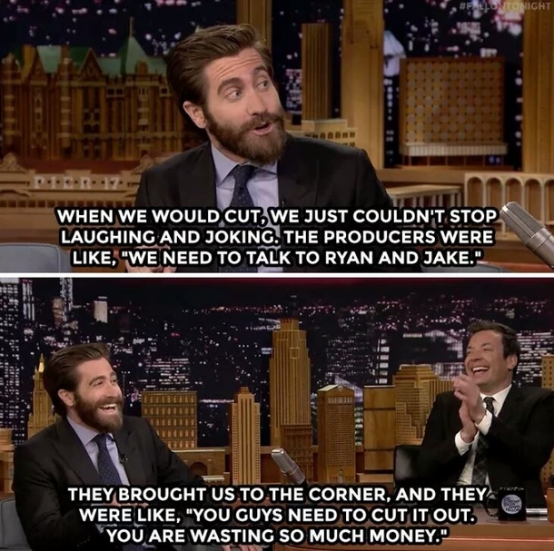 Ryan Reynolds bromance with Jake Gyllenhaal - Meme Guy