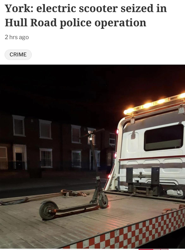 Sad scooter