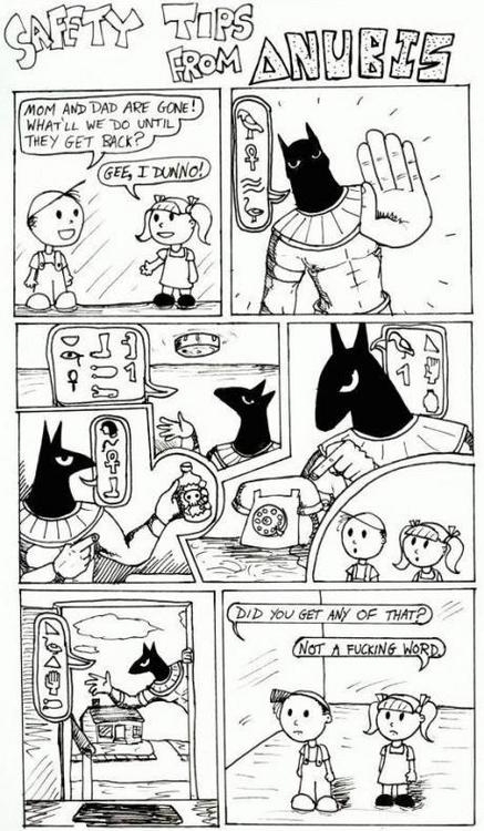 safety tips from Anubis