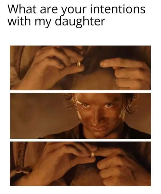 said with that exact same expression