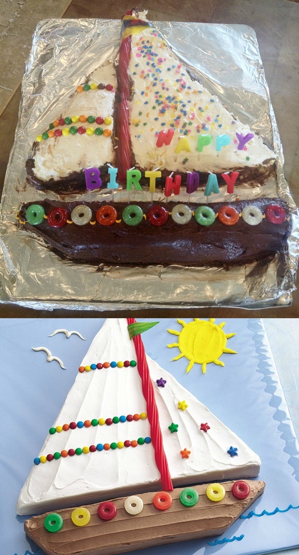 Sailboat Cake