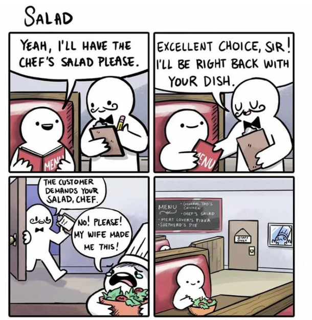 Salat for the chef