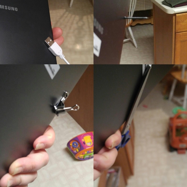 Samsung support says the casing on my new out of the box tablet is not Magnetized I beg to differ