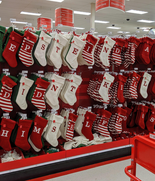 Santa left a secret message at Target