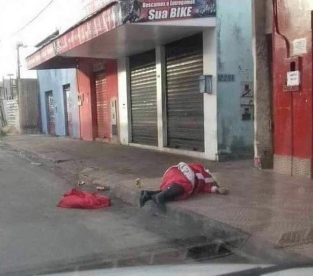 Santa made it all the way to Brazil After that