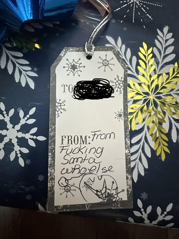 Santa was over it this year
