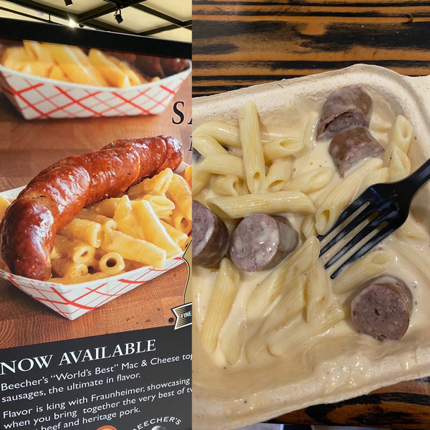 Sausage Mac and Cheese from Beechers