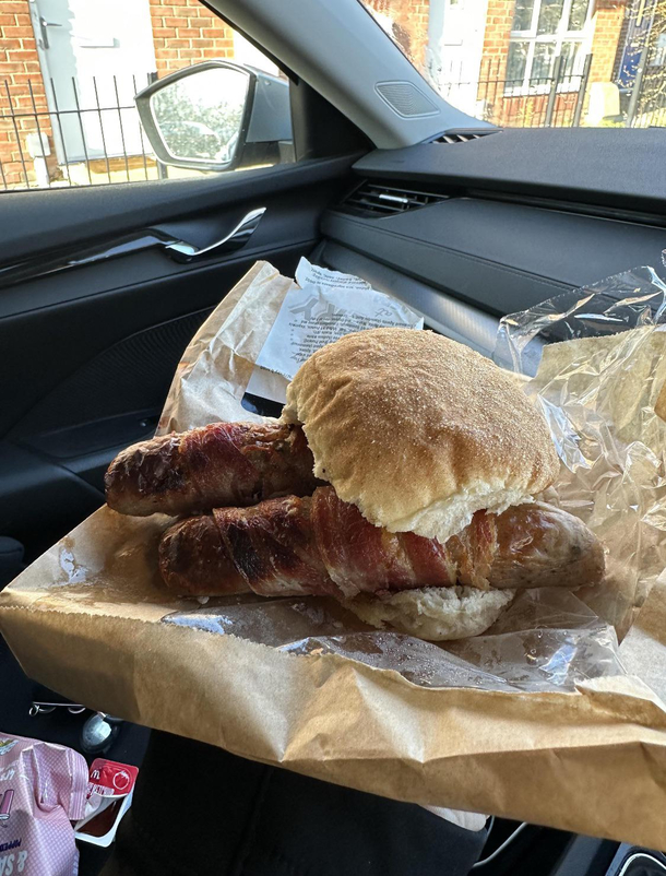 Sausage muffin at ASDA