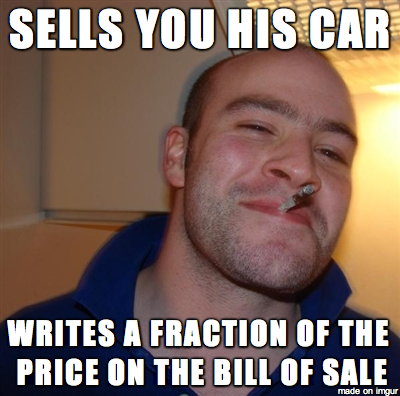 Saved me a ton of money in taxes at the DMV