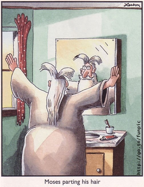 Saw a Moses cartoon earlierreminded of this one