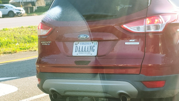Saw a nice plate today on the way to get some 