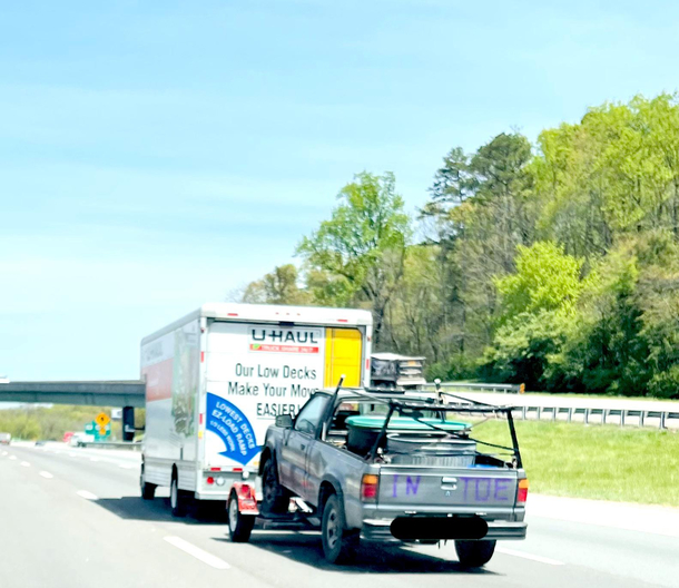 Saw a truck In Toeon the interstate yesterday Thought it was a joke at first Pretty sure it was not
