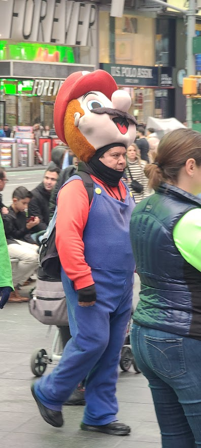 Saw Chris Pratt in Times Square yesterday