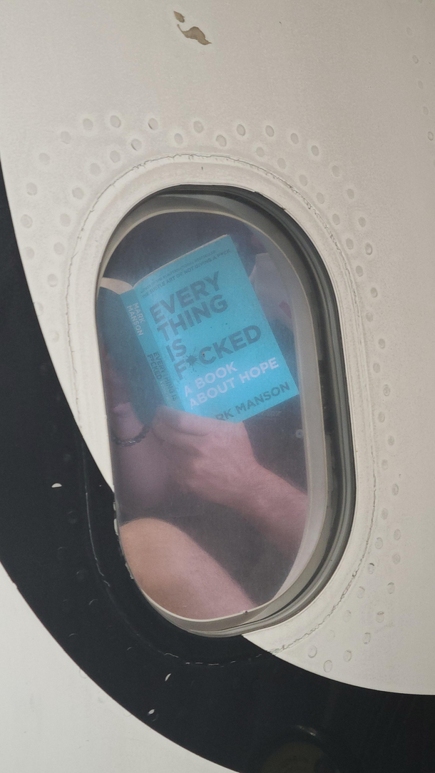 Saw some appropriate reading while boarding