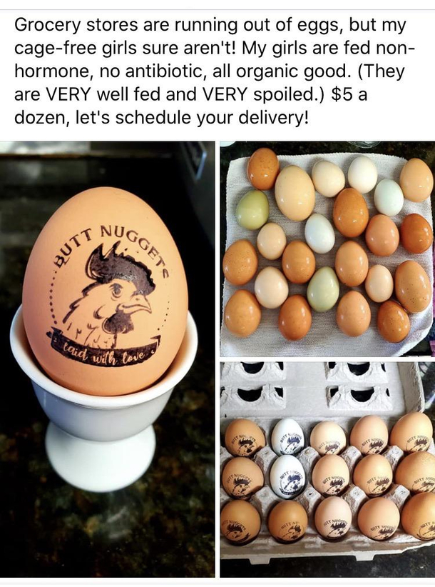 Saw these being advertised on a local group on FB and the name made me chuckle