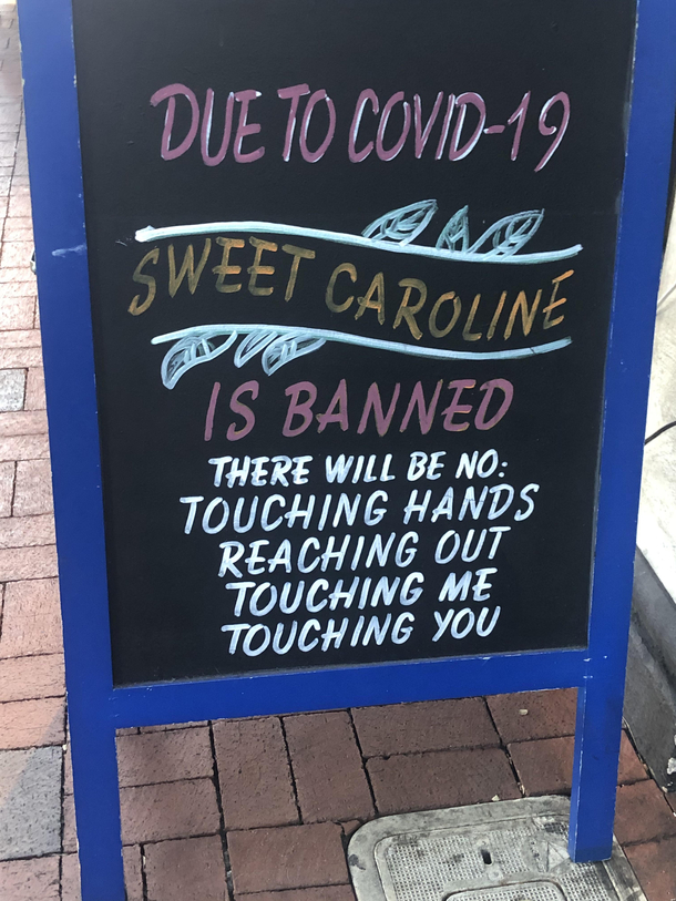 Saw this at a bar