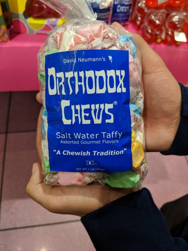 Saw this at a candy store the name made me laugh