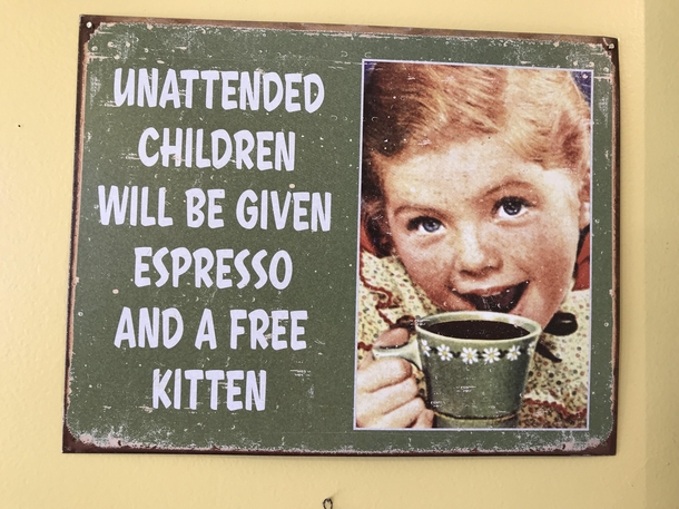 Saw this at a coffee shop in my neighbourhood