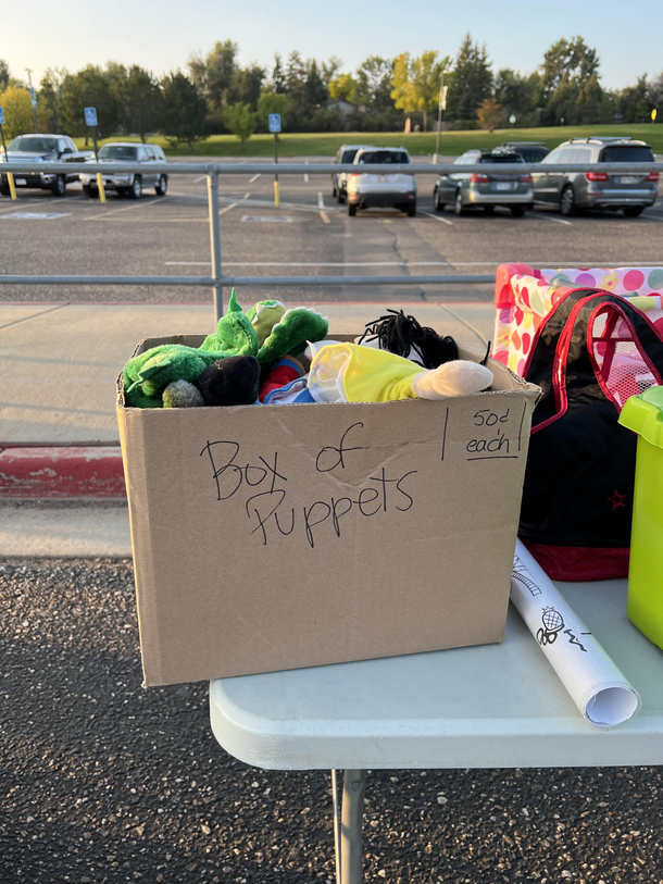 Saw this at a garage sale today Made me a little sad