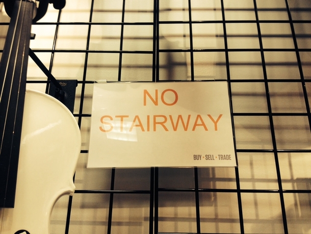 Saw this at my local music shop Denied
