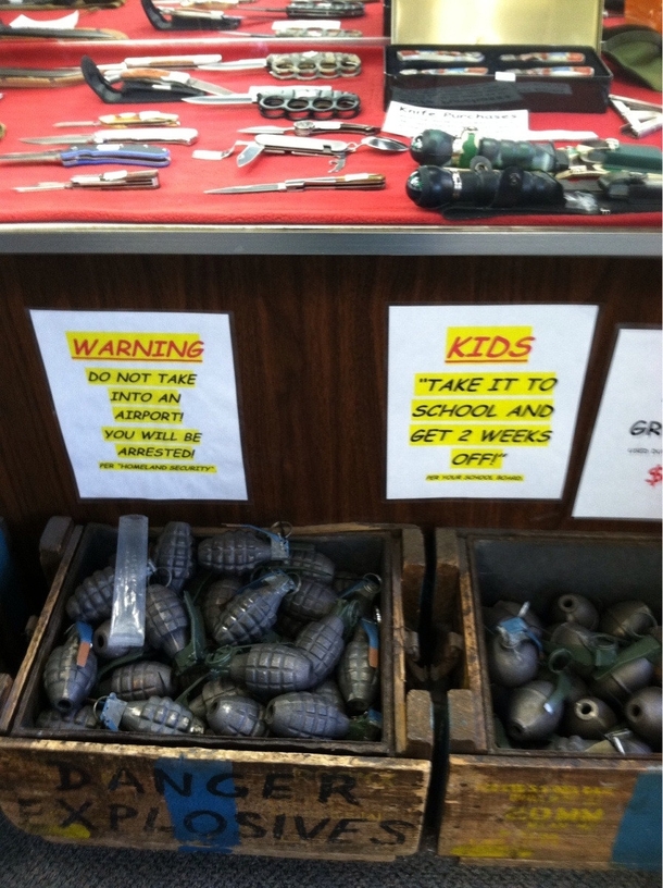 Saw this at the gift shop for the USS Yorktown