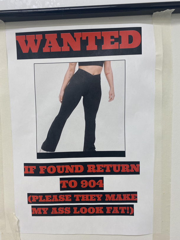 Saw this at work and thought it was funny