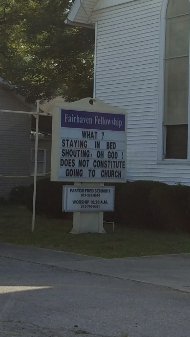 Saw this church sign every day while driving to work
