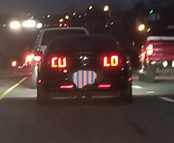 Saw this coming home from school