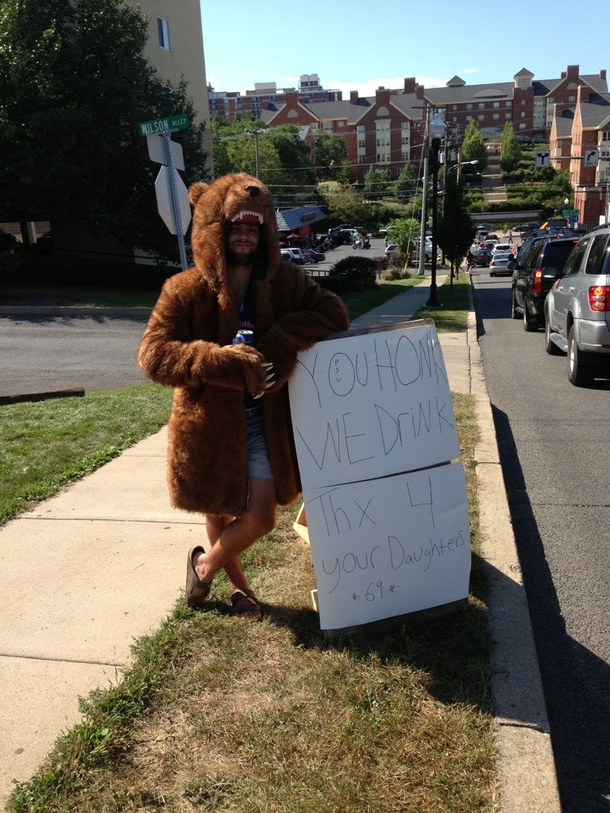 Saw this dropping my brother off at college