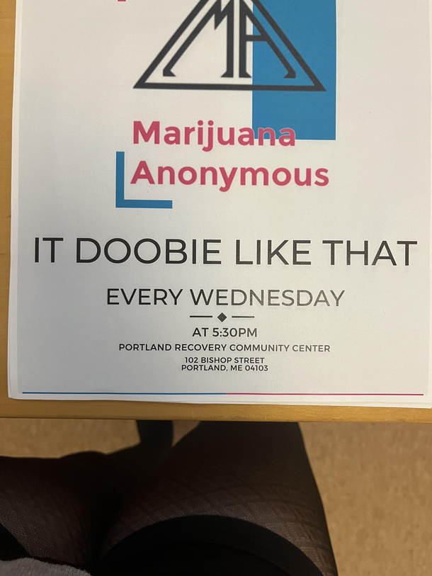 Saw this flyer today Loved it