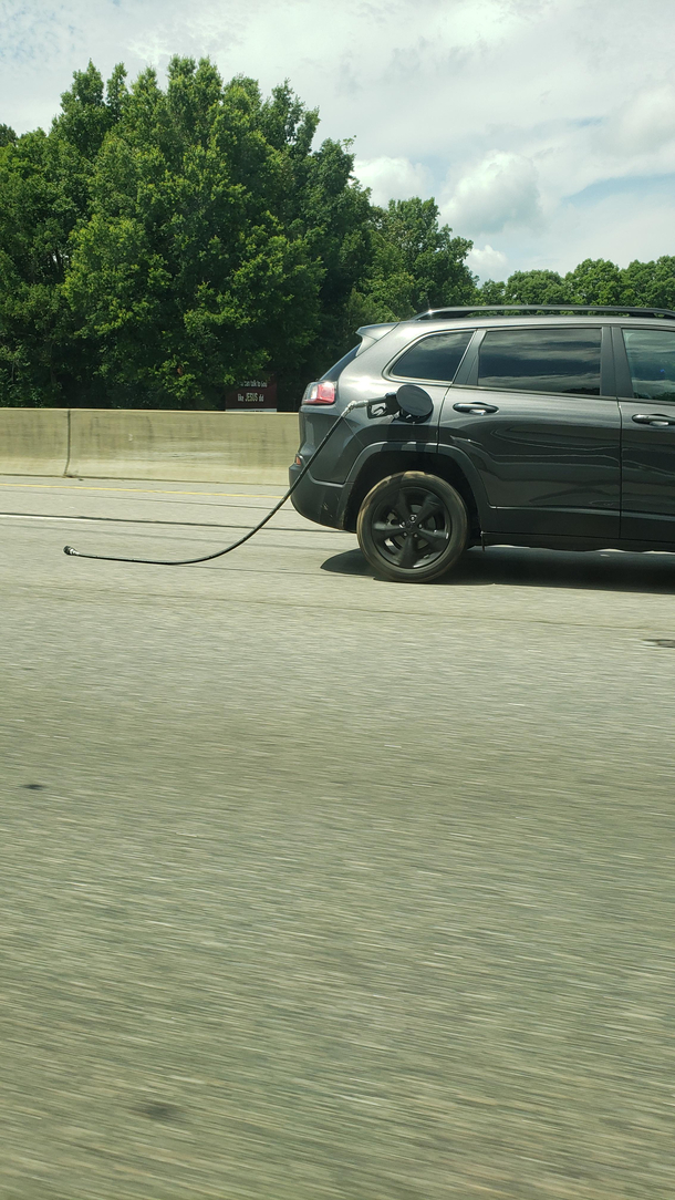 Saw this guy driving on the interstate the other day