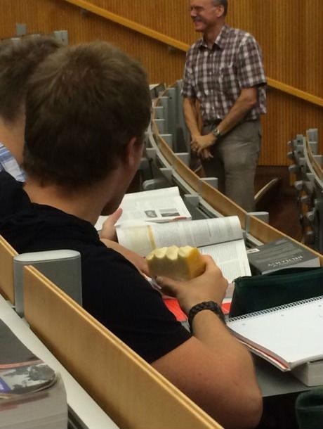 Saw this guy in class today and yes that is cheese