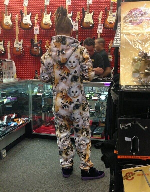 saw this guy while shopping for guitars