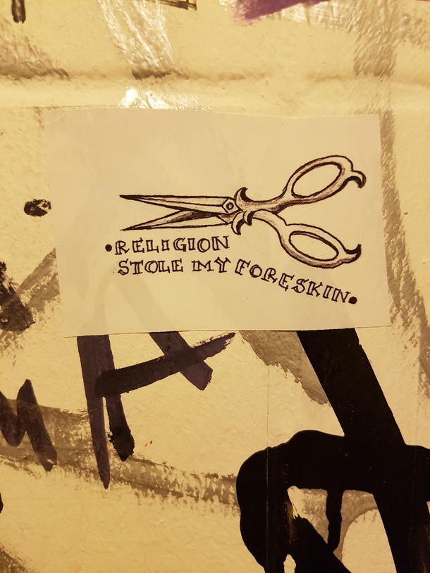 Saw this in a bathroom stall at a pub the other night