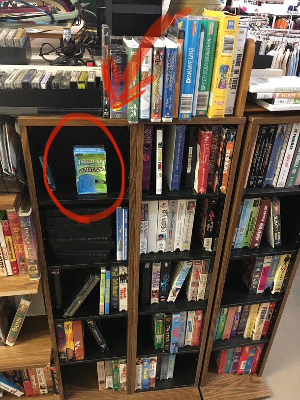 Saw this in a thrift store Wtf