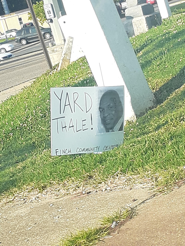 Saw this in my hometown Felt like I had to go to the Yard Thale afterwards