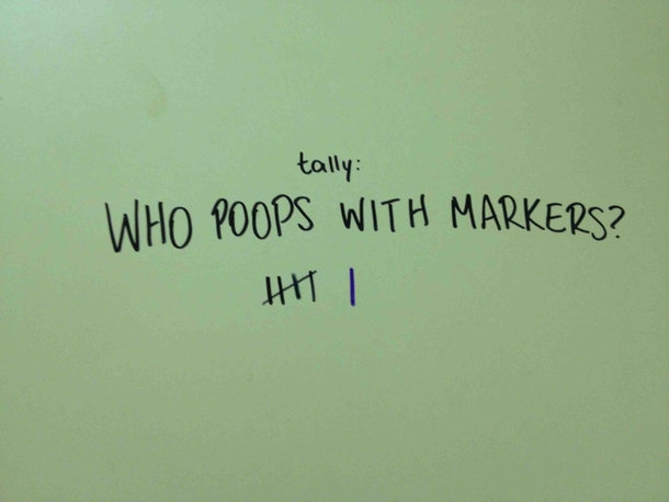 Saw this in the bathroom stall