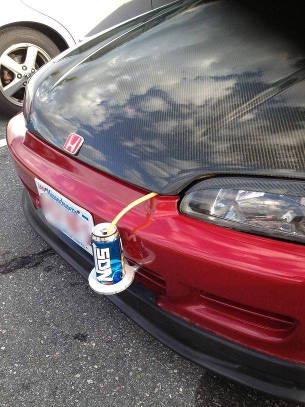Saw this in the parking lot at the gym today