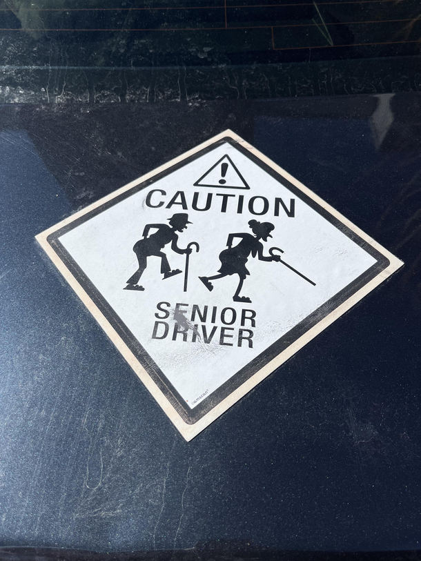 Saw this on a car today