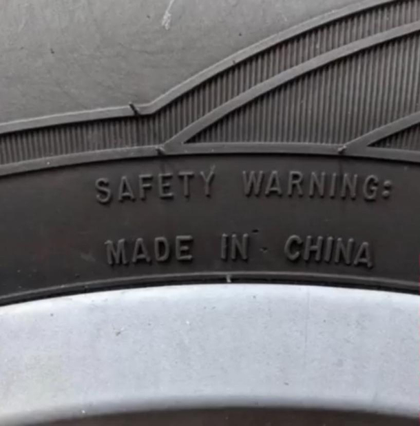 Saw this on my new cheap tires