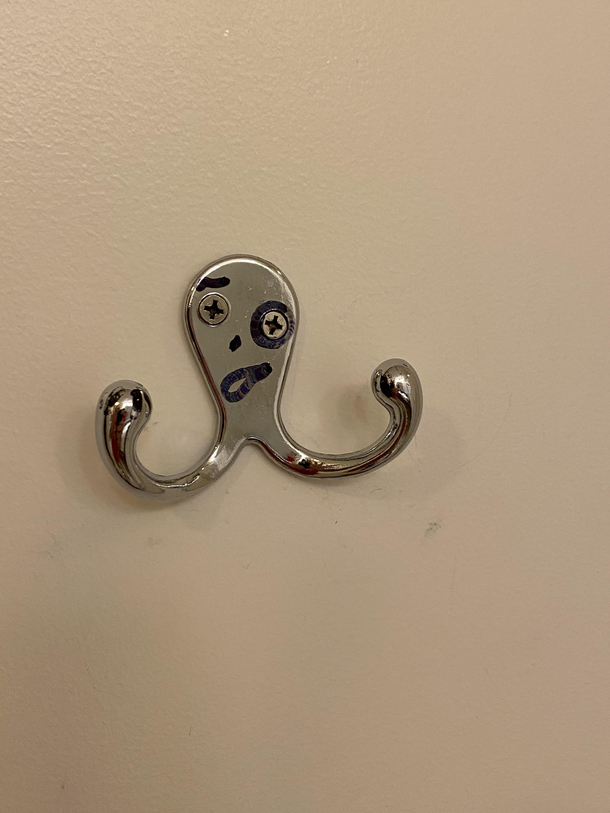Saw this on our bathroom door in a hotel thats over night